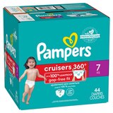 Pampers Cruisers Diapers, Size 7, 44 CT, thumbnail image