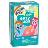 Pampers Easy Ups Training Underwear, Girls, Size 5T-6T, 15 CT, thumbnail image
