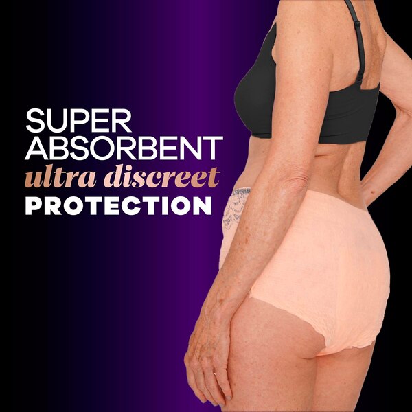 Always Discreet Boutique Incontinence & Postpartum Underwear for Women Maximum Protection (choose your count)