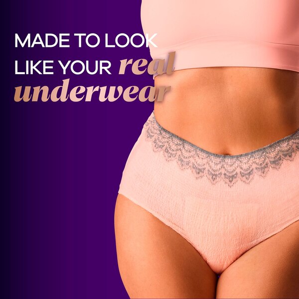 Always Discreet Boutique Incontinence & Postpartum Underwear for Women Maximum Protection (choose your count)