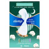 Always Pure Cotton Pads, with Wings, Size 5, 18 CT, thumbnail image