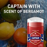 Old Spice Captain Deodorant Stick, Bergamot, 3 OZ, thumbnail image