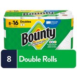 Bounty Select-A-Size Paper Towels, 8 Double Rolls, White, 90 Sheets Per Roll, thumbnail image