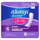 Always Discreet Incontinence Pads 6 Drop Extra Heavy Long (choose your count), thumbnail image