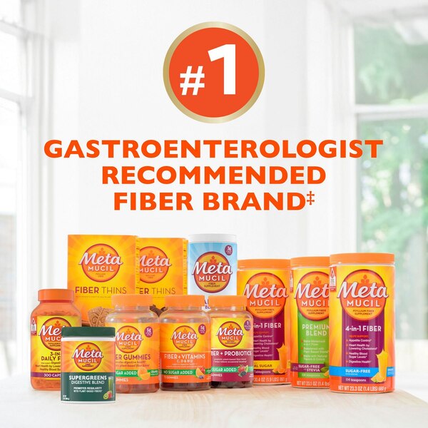 Metamucil 4-in-1 Psyllium Fiber Sugar-Free Powder
