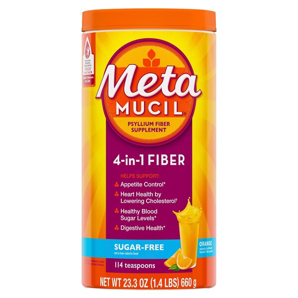 Metamucil 4-in-1 Psyllium Fiber Sugar-Free Powder