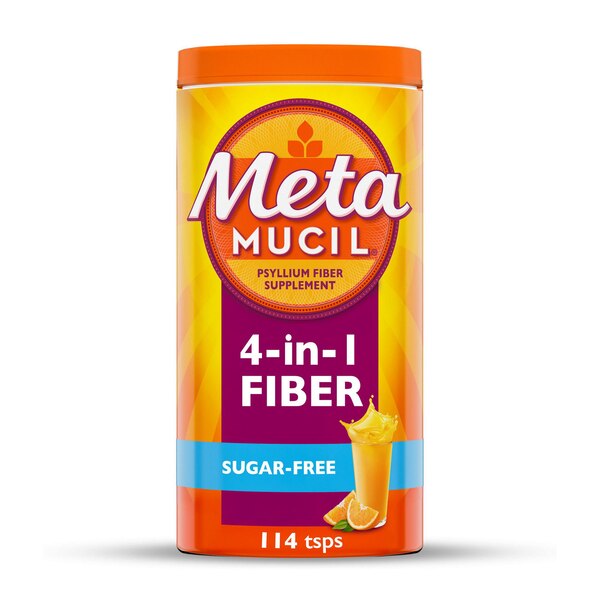 Metamucil 4-in-1 Psyllium Fiber Sugar-Free Powder