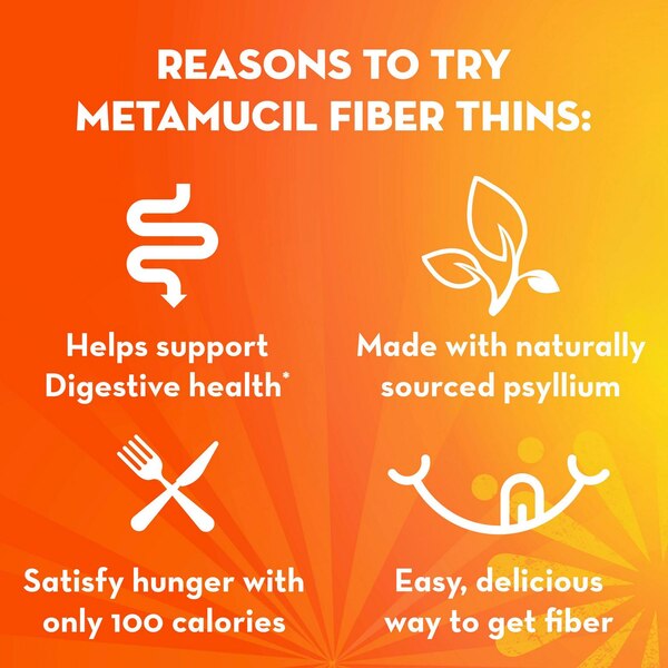 Metamucil Psyllium Fiber Thins