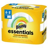 Bounty Essentials Select-A-Size Paper Towels, White, 6 Big Rolls = 8 Regular Rolls, 6 Count, thumbnail image 5 of 17