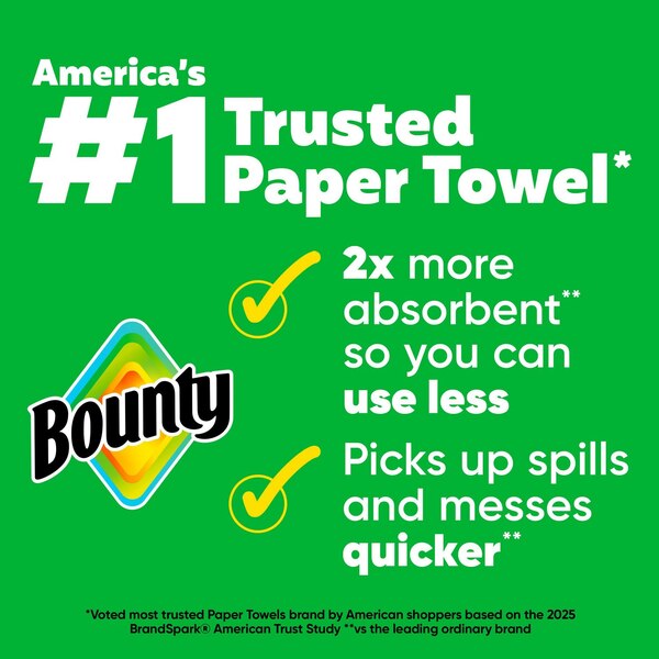 Bounty Select-A-Size Paper Towels, 6 Double Rolls, White, 90 Sheets Per Roll