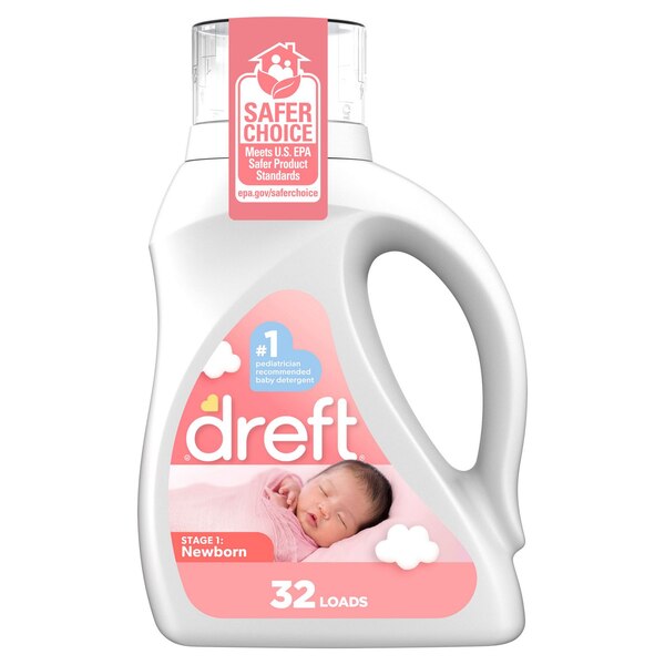 Dreft Liquid Laundry Detergent, Stage 1: Newborn Baby