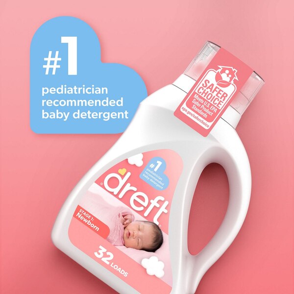 Dreft Liquid Laundry Detergent, Stage 1: Newborn Baby