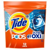 Tide+ Pods 4-in-1 Ultra Oxi Laundry Detergent Pacs, 12 ct , thumbnail image