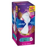 Always Radiant Pads, with Wings, Scented, Size 3, 22 CT, thumbnail image 3 of 9
