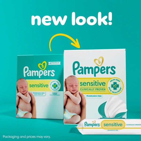 Pampers Sensitive Baby Wipes, 336 CT