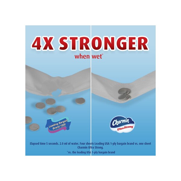 Charmin Ultra Strong Toilet Paper 12 Mega Rolls, 242 Sheets Per Roll