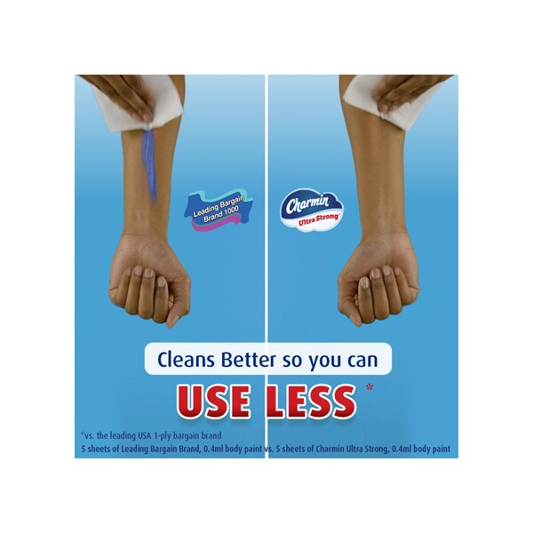 Charmin Ultra Strong Toilet Paper 12 Mega Rolls, 242 Sheets Per Roll
