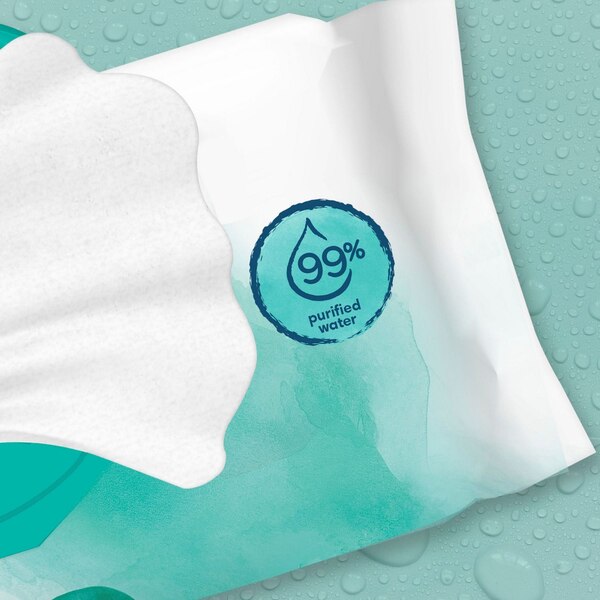 Pampers Aqua Pure Baby Wipes, 56 CT