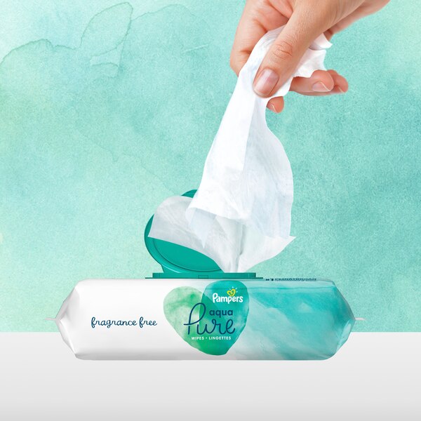 Pampers Aqua Pure Baby Wipes, 112 CT