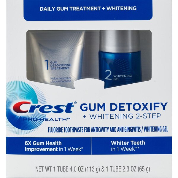 Crest Pro-Health Gum Detoxify + Whitening Two-Step Treatment