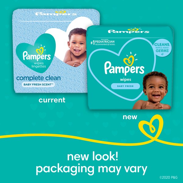 Pampers Baby Fresh Wipes, 72 CT