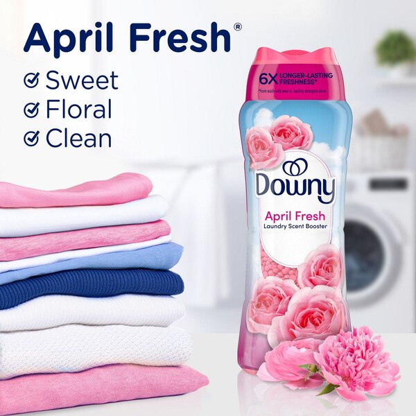 Downy Fresh Protect In-Wash Scent Booster Beads, April Fresh Scent, 13.4 oz