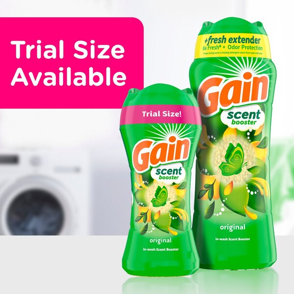 Gain In-Wash Scent Booster Beads, Original Scent, 12.2 oz