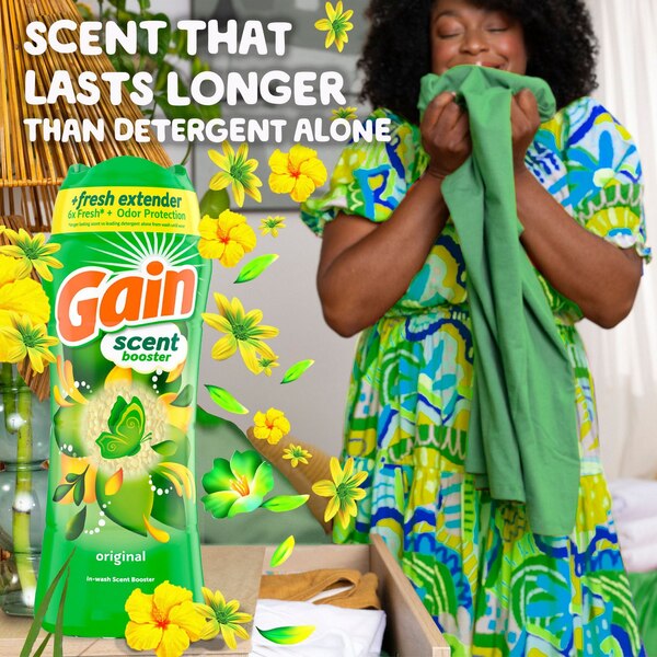 Gain In-Wash Scent Booster Beads, Original Scent, 12.2 oz