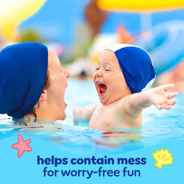 Pampers Splashers Disposable Swim Pants, Size M, 18 CT