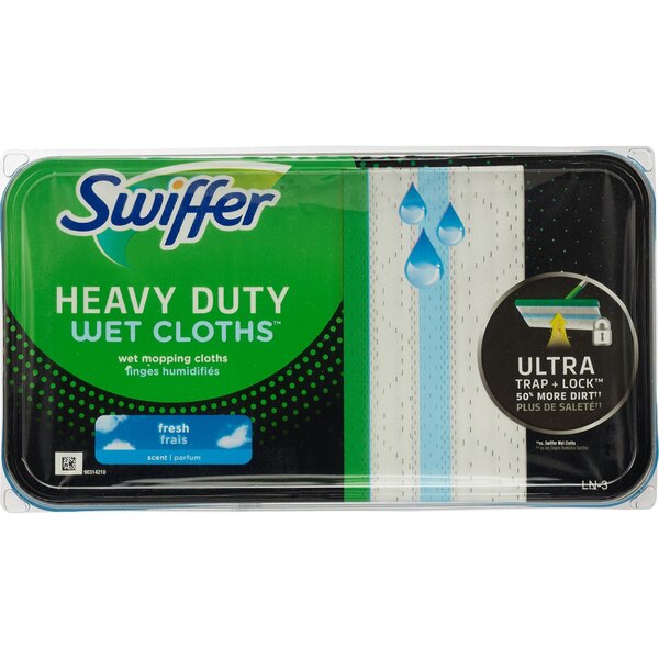 Swiffer Sweeper Heavy Duty Wet Mopping Cloths, Fresh Scent, 20 ct