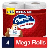 Charmin Ultra Strong Toilet Paper, 4 Mega Rolls, thumbnail image