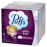 Puffs Ultra Soft Facial Tissues, 1 Cube, 48 Facial Tissues Per Box, thumbnail image