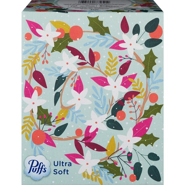 Puffs Ultra Soft Facial Tissues, 1 Cube, 48 Facial Tissues Per Box