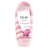 Olay Moisture Ribbons Plus Shea + Notes of Peony Blossom Body Wash, 18 oz, thumbnail image
