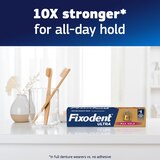 Fixodent Ultra Denture Adhesive Cream, Max Hold, 2.2 OZ, 2 CT, thumbnail image