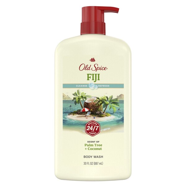 Old Spices Body Wash, Fiji Palm Tree + Coconut, 30 OZ