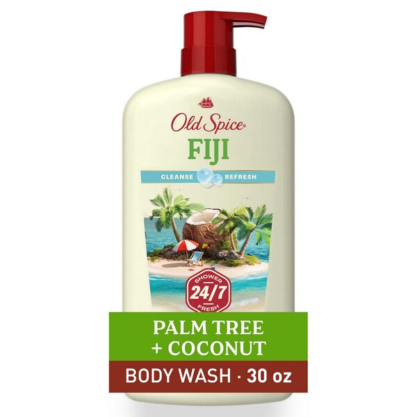 Old Spices Body Wash, Fiji Palm Tree + Coconut, 30 OZ