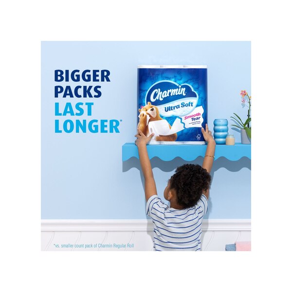 Charmin Ultra Soft Toilet Paper 12 Mega Rolls, 224 Sheets Per Roll