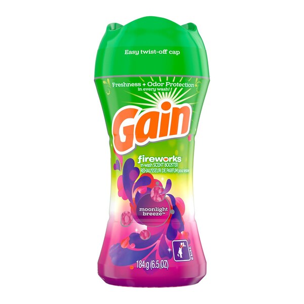 Gain Fireworks In-Wash Scent Booster Beads, Moonlight Breeze, 7.2 oz
