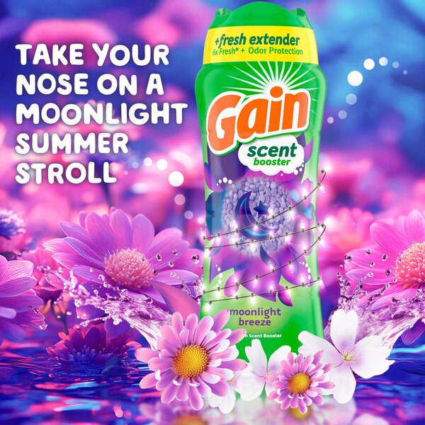 Gain Fireworks In-Wash Scent Booster Beads, Moonlight Breeze Scent, 6.5 oz