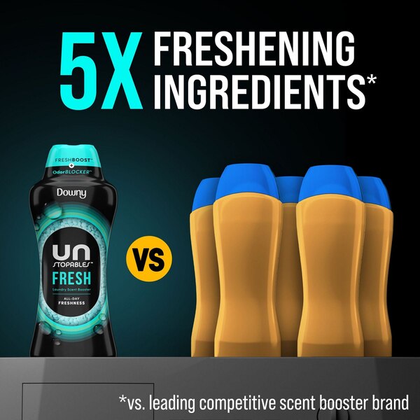 Downy Unstopables In-Wash Scent Booster Beads, Fresh, 5 oz