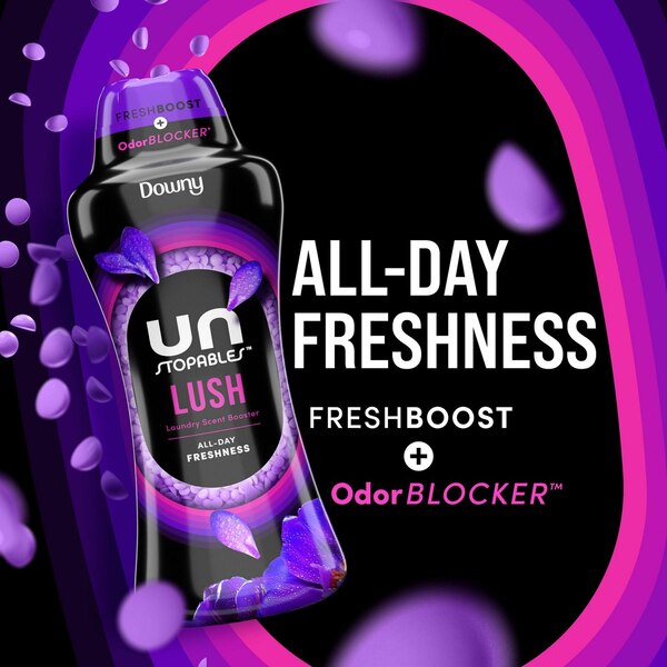 Downy Unstopables In-Wash Scent Booster Beads, Lush, 5 oz