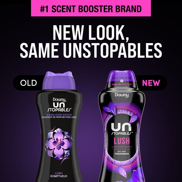 Downy Unstopables In-Wash Scent Booster Beads, Lush, 5 oz