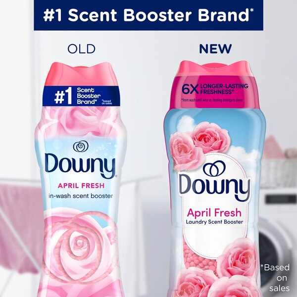 Downy Laundry Scent Booster Beads, April Fresh Scent, 5 oz (Trial Size)