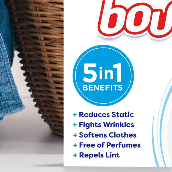 Bounce Free & Gentle Dryer Sheets, 80 ct