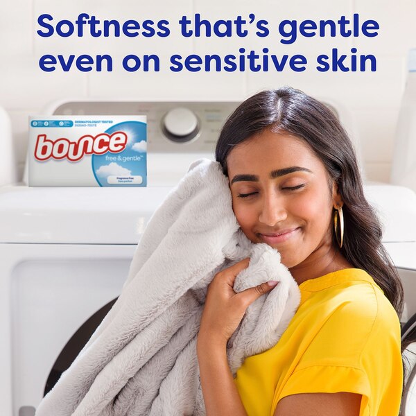 Bounce Free & Gentle Dryer Sheets, 80 ct