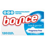 Bounce Free & Gentle Fabric Softener Dryer Sheets, 120 ct, thumbnail image