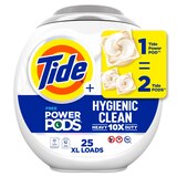 Tide + Power PODS Hygienic Clean Laundry Detergent Pacs, Free & Clear, 25 ct, thumbnail image