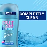 Secret Outlast 48-Hour Antiperspirant Stick, Completely Clean, 2.6 OZ, thumbnail image
