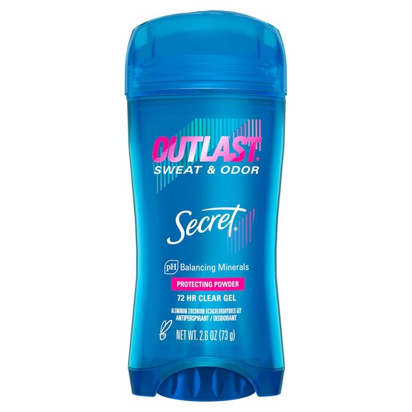 Secret Outlast 48-Hour Clear Gel Antiperspirant & Deodorant Stick
